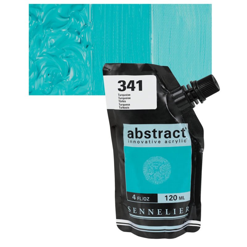 Akriliniai dažai Sennelier Abstract 120ml 341 Turquoise