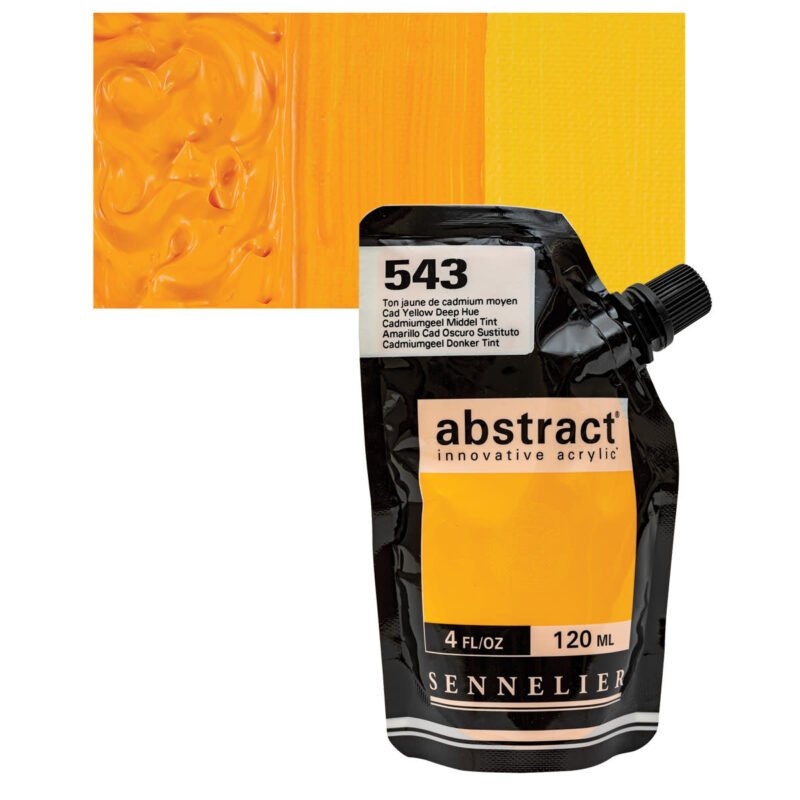 Akriliniai dažai Sennelier Abstract 120ml 543 Cad Yellow Deep Hue