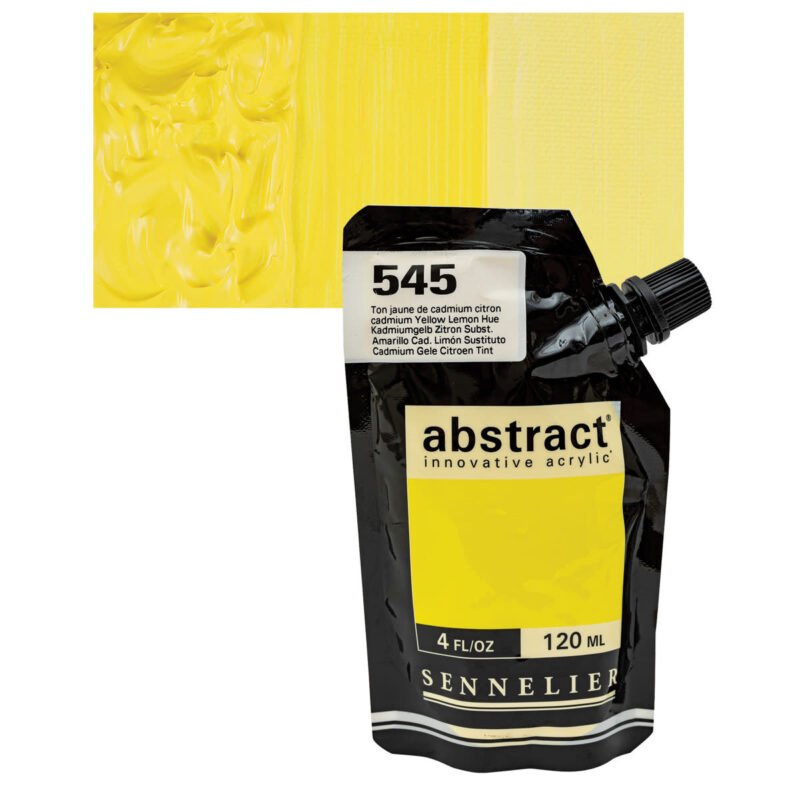 Akriliniai dažai Sennelier Abstract 120ml 545 cadmium Yellow Lemon Hue