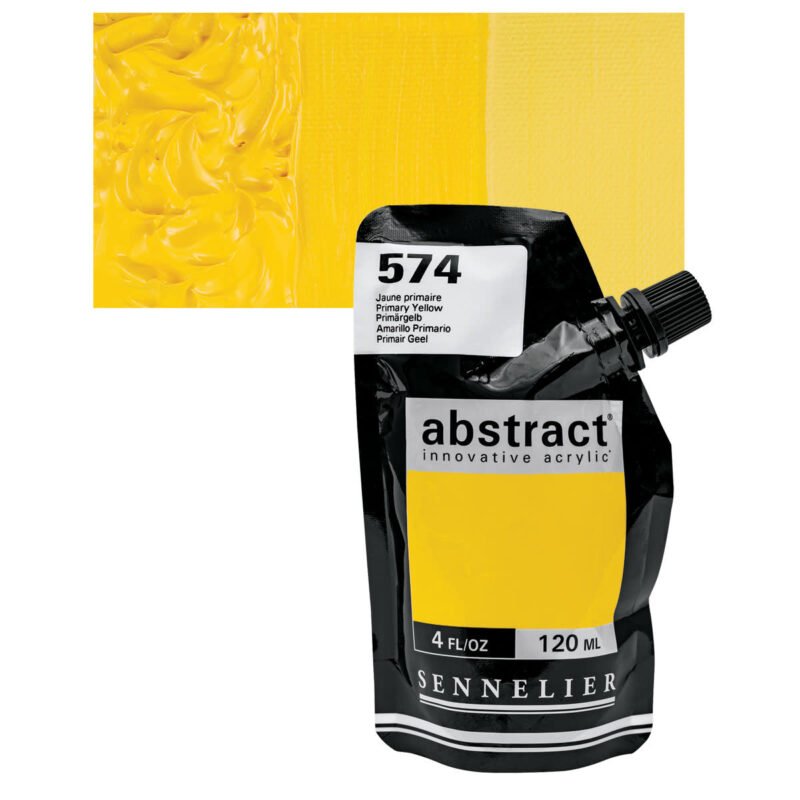 Akriliniai dažai Sennelier Abstract 120ml 574 Primary Yellow