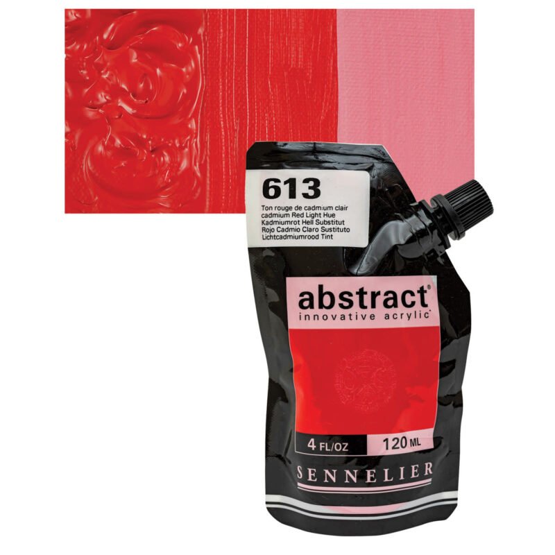 Akriliniai dažai Sennelier Abstract 120ml 613 cadmium Red Light Hue