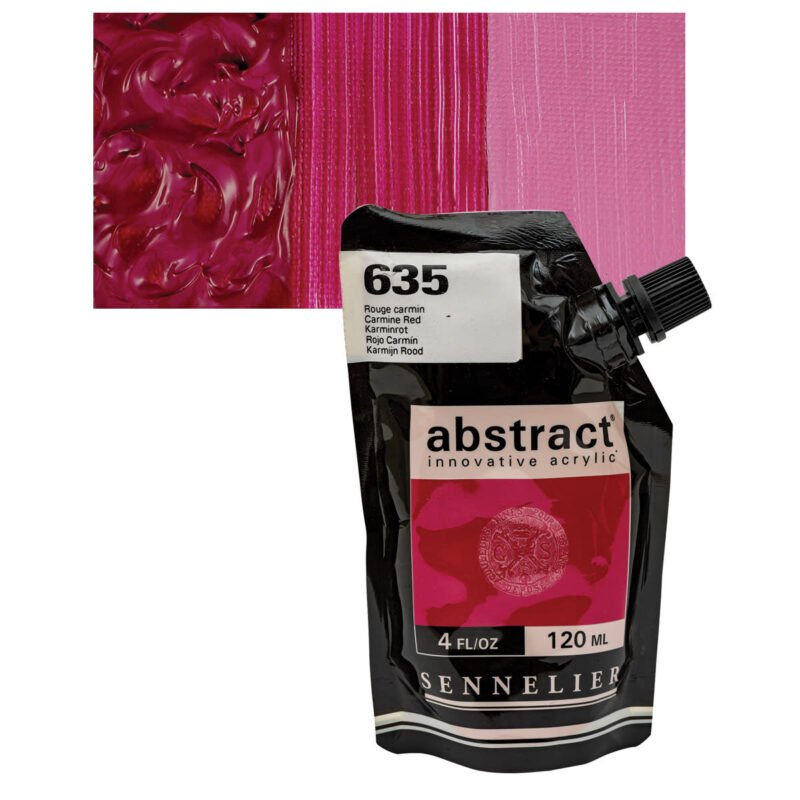 Akriliniai dažai Sennelier Abstract 120ml 635 Carmine Red