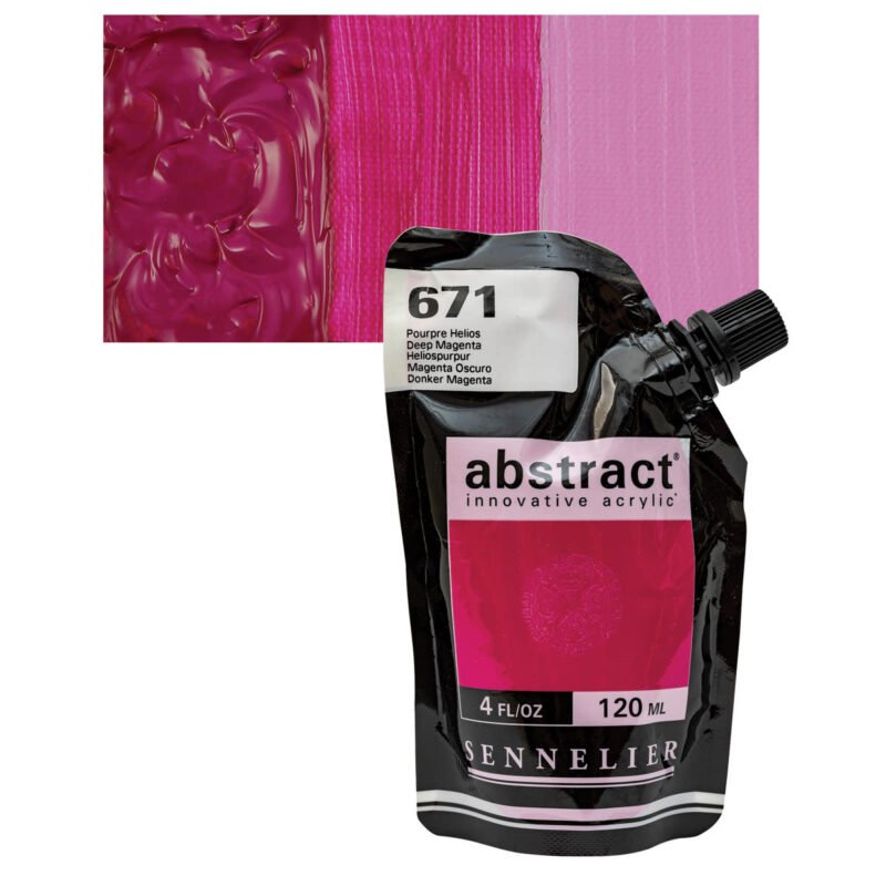 Akriliniai dažai Sennelier Abstract 120ml 671 Deep Magenta