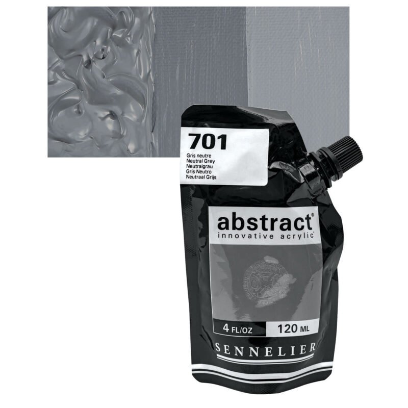 Akriliniai dažai Sennelier Abstract 120ml 701 Neutral Grey