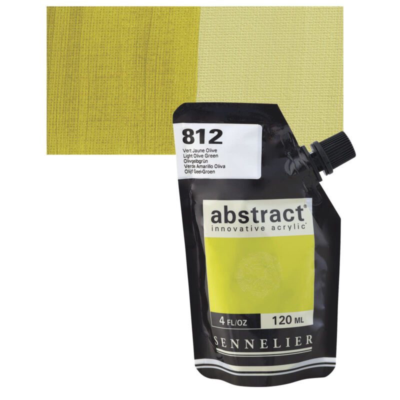 Akriliniai dažai Sennelier Abstract 120ml 812 Light Olive Green