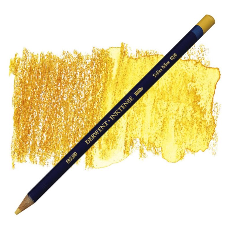 Akvarelinis pieštukas Derwent Inktense 0220 sicilian yellow