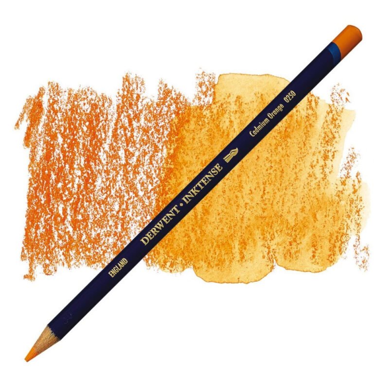 Akvarelinis pieštukas Derwent Inktense 0250 cadmium orange