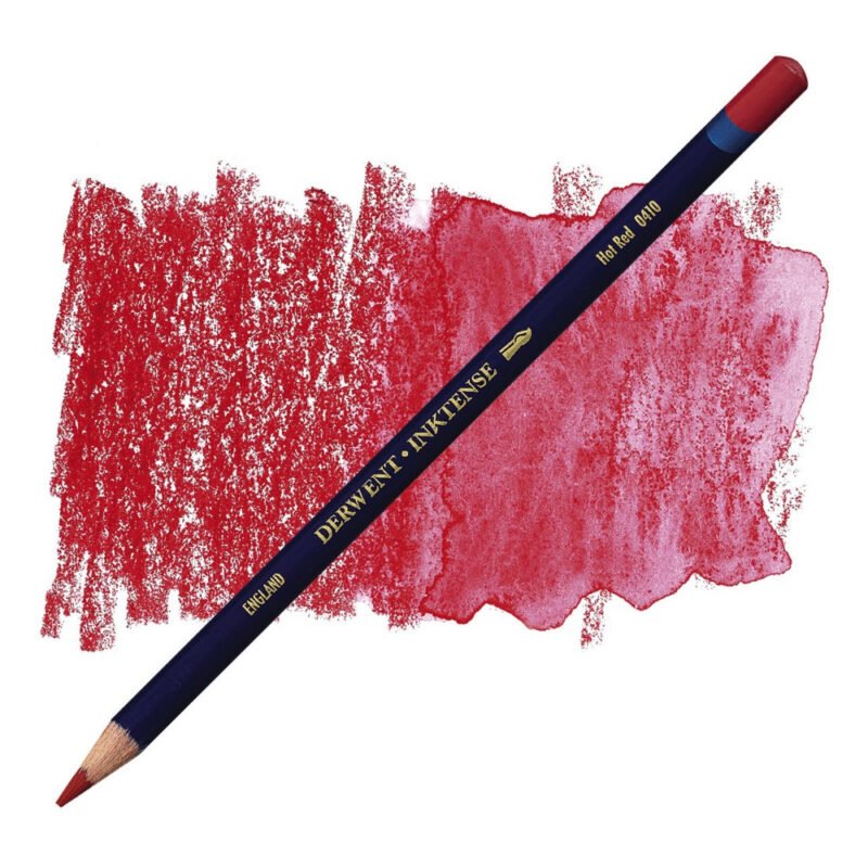 Akvarelinis pieštukas Derwent Inktense 0410 hot red