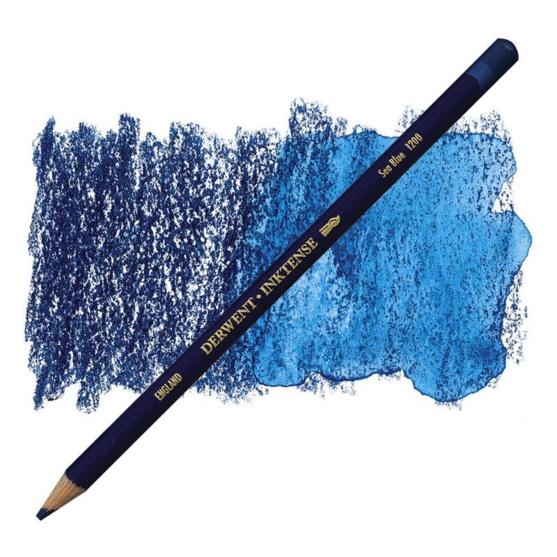Akvarelinis pieštukas Derwent Inktense 1200 sea blue