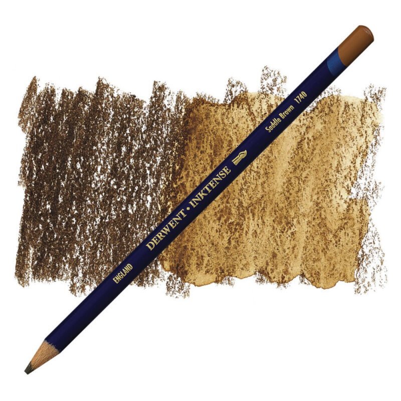 Akvarelinis pieštukas Derwent Inktense 1740 saddle brown