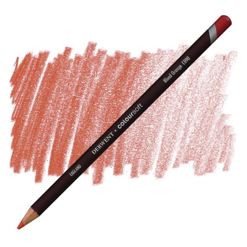 Spalvotas pieštukas Derwent Coloursoft C090 blood orange