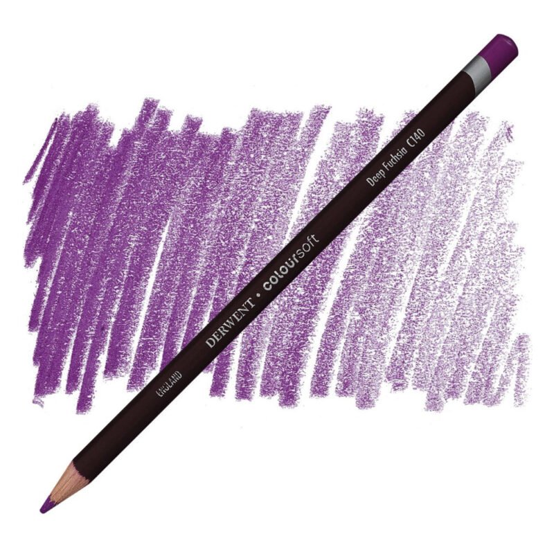 Spalvotas pieštukas Derwent Coloursoft C140 deep fuchsia