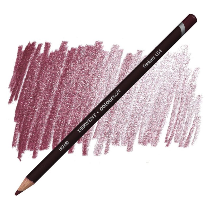 Spalvotas pieštukas Derwent Coloursoft C150 cranberry