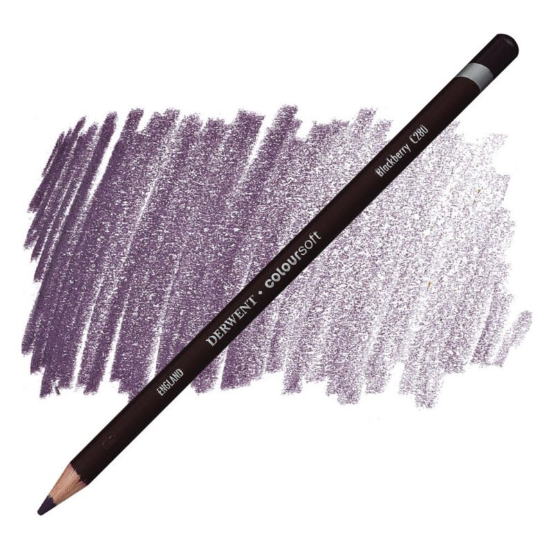 Spalvotas pieštukas Derwent Coloursoft C280 blackberry