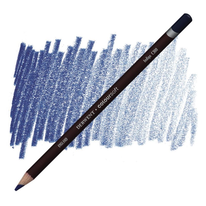 Spalvotas pieštukas Derwent Coloursoft C300 indigo
