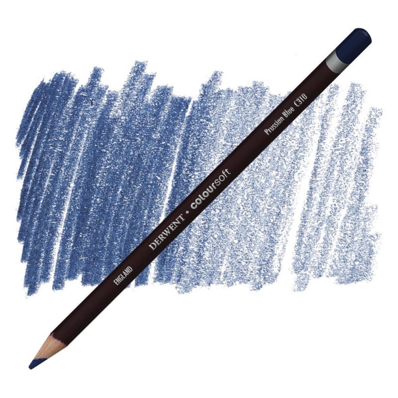 Spalvotas pieštukas Derwent Coloursoft C310 prussian blue