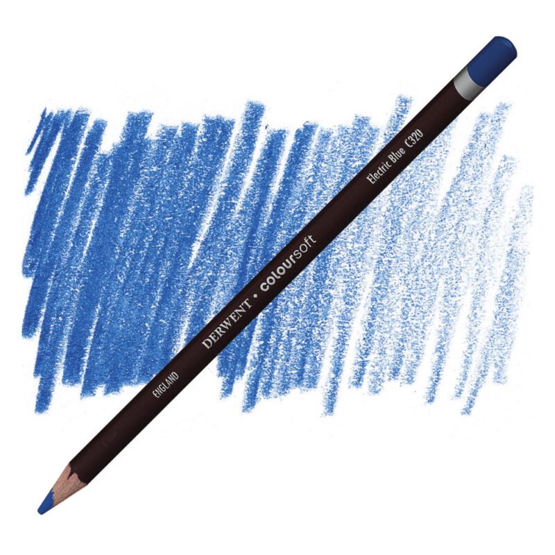 Spalvotas pieštukas Derwent Coloursoft C320 electric blue