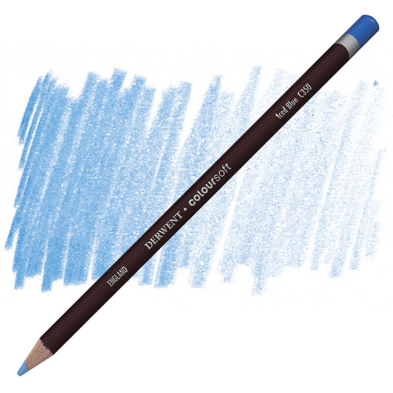 Spalvotas pieštukas Derwent Coloursoft C350 iced blue