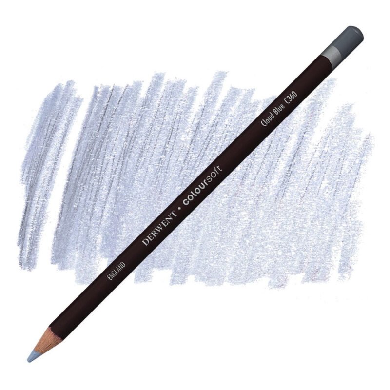 Spalvotas pieštukas Derwent Coloursoft C360 cloud blue