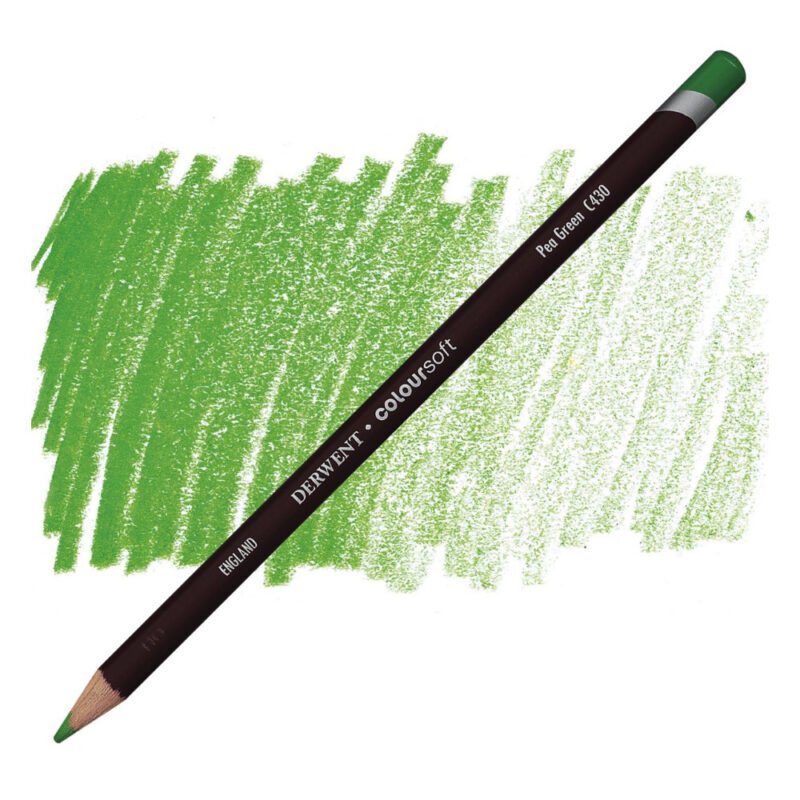 Spalvotas pieštukas Derwent Coloursoft C430 pea green