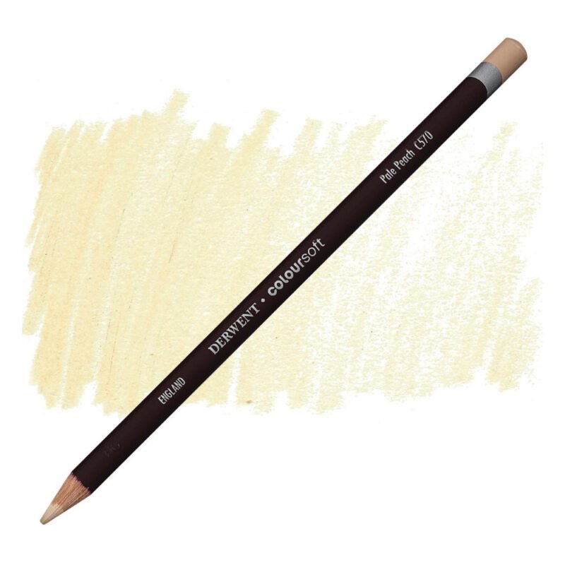 Spalvotas pieštukas Derwent Coloursoft C570 pale peach