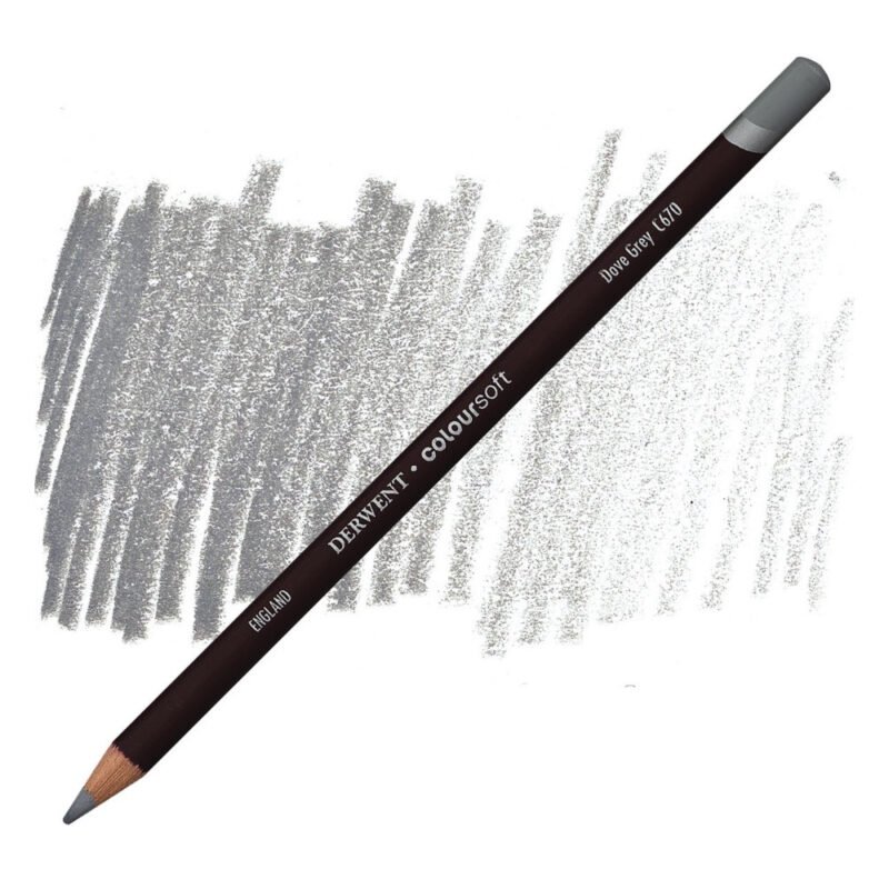 Spalvotas pieštukas Derwent Coloursoft C670 dove grey