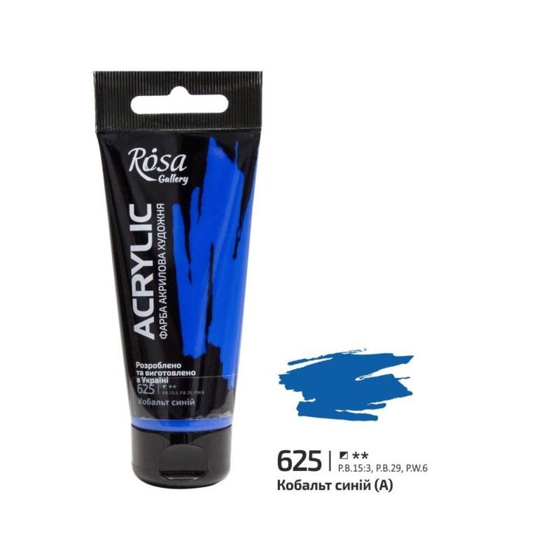 Akriliniai dažai Rosa Gallery 60ml Cobalt Blue