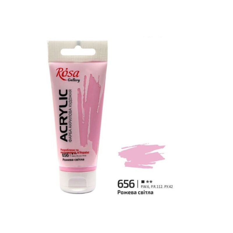 Akriliniai dažai Rosa Gallery 60ml Rose Light