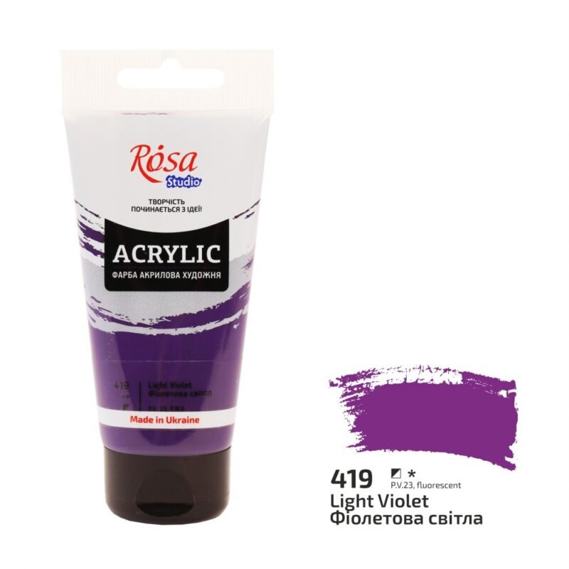 Akriliniai dažai Rosa Studio 75ml Light Violet