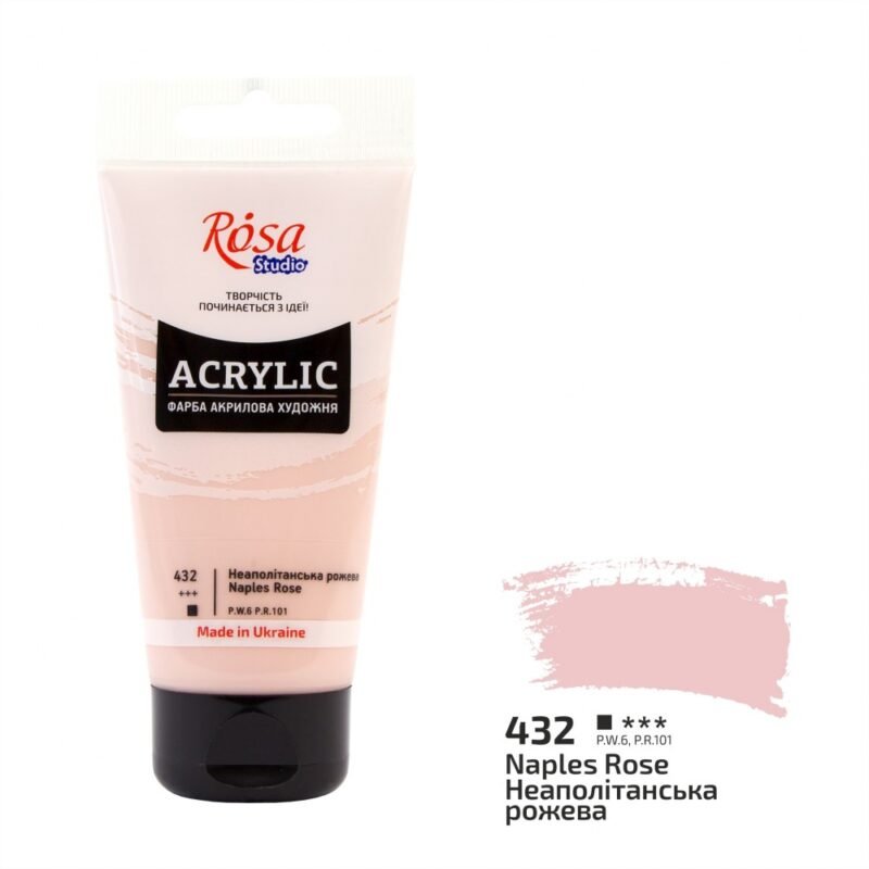 Akriliniai dažai Rosa Studio 75ml Naples Rose