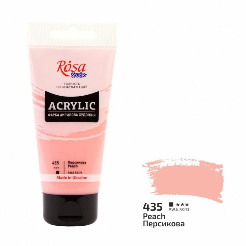 Akriliniai dažai Rosa Studio 75ml Peach