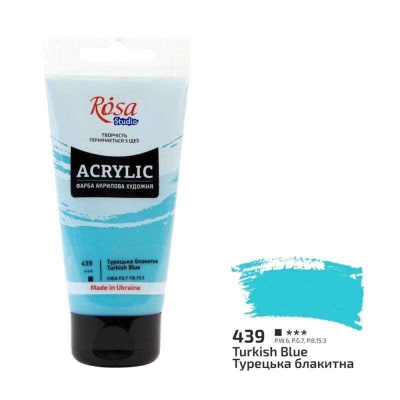 Akriliniai dažai Rosa Studio 75ml Turkish Blue