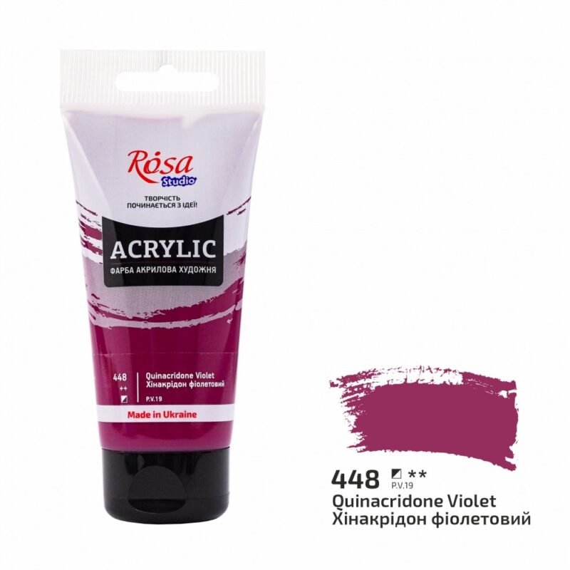 Akriliniai dažai Rosa Studio 75ml Quinacridone Violet