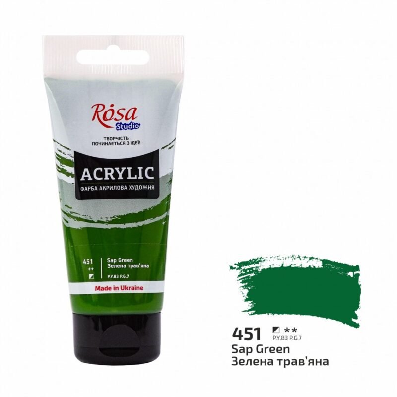 Akriliniai dažai Rosa Studio 75ml Sap Green