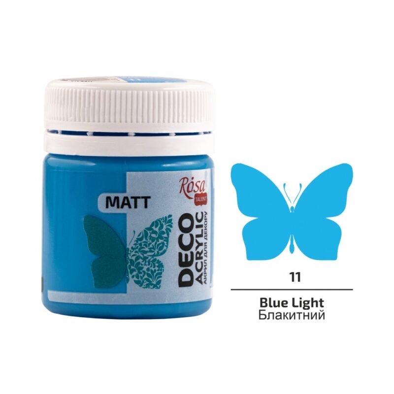 Akriliniai dažai Rosa Talent matiniai 20ml Blue Light