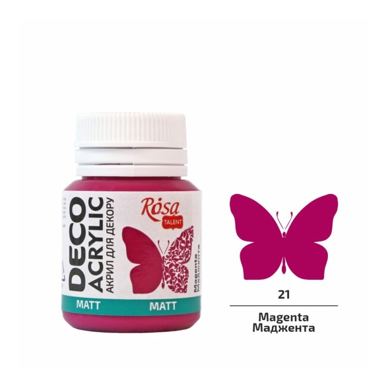 Akriliniai dažai Rosa Talent matiniai 20ml Magenta
