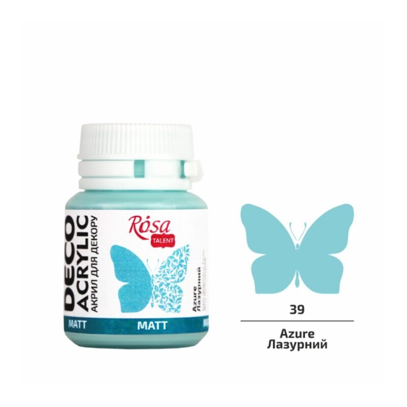 Akriliniai dažai Rosa Talent matiniai 20ml Azure