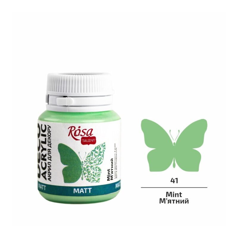 Akriliniai dažai Rosa Talent matiniai 20ml Mint