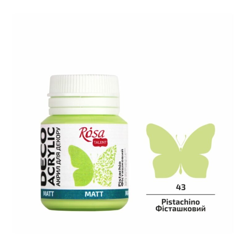 Akriliniai dažai Rosa Talent matiniai 20ml Pistachio