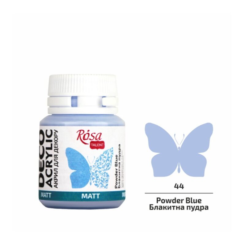 Akriliniai dažai Rosa Talent matiniai 20ml Powder Blue