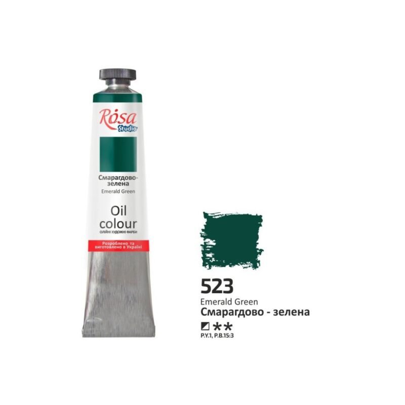 Aliejiniai dažai Rosa Studio 60ml Emerald Green