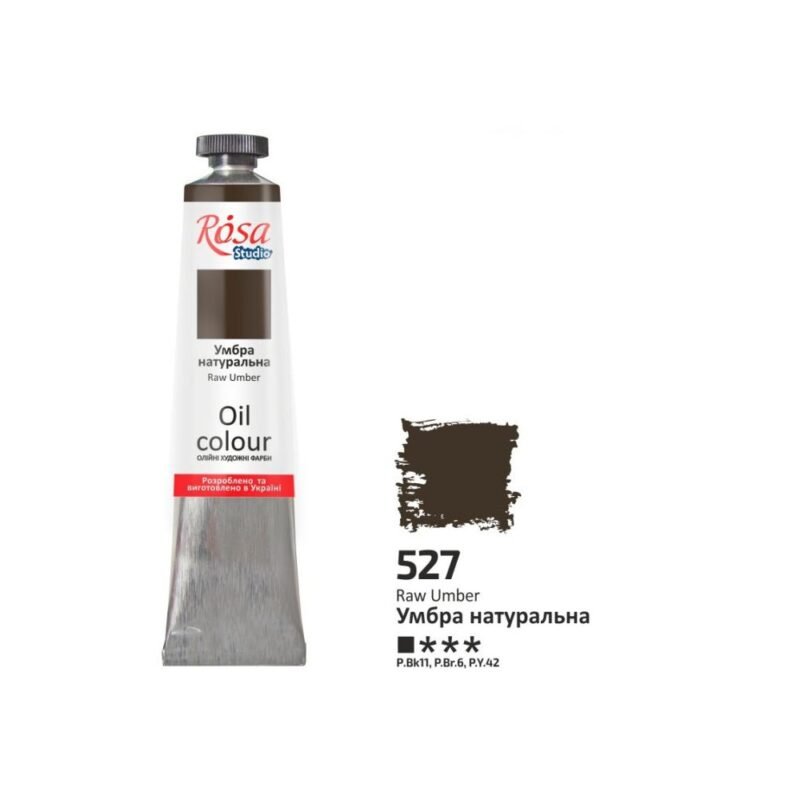 Aliejiniai dažai Rosa Studio 45ml Raw Umber