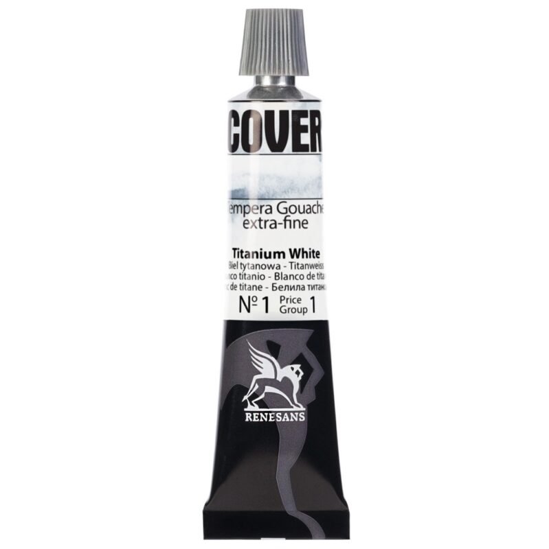 Guašas Tempera COVER - 1 Titanium White - 20ml