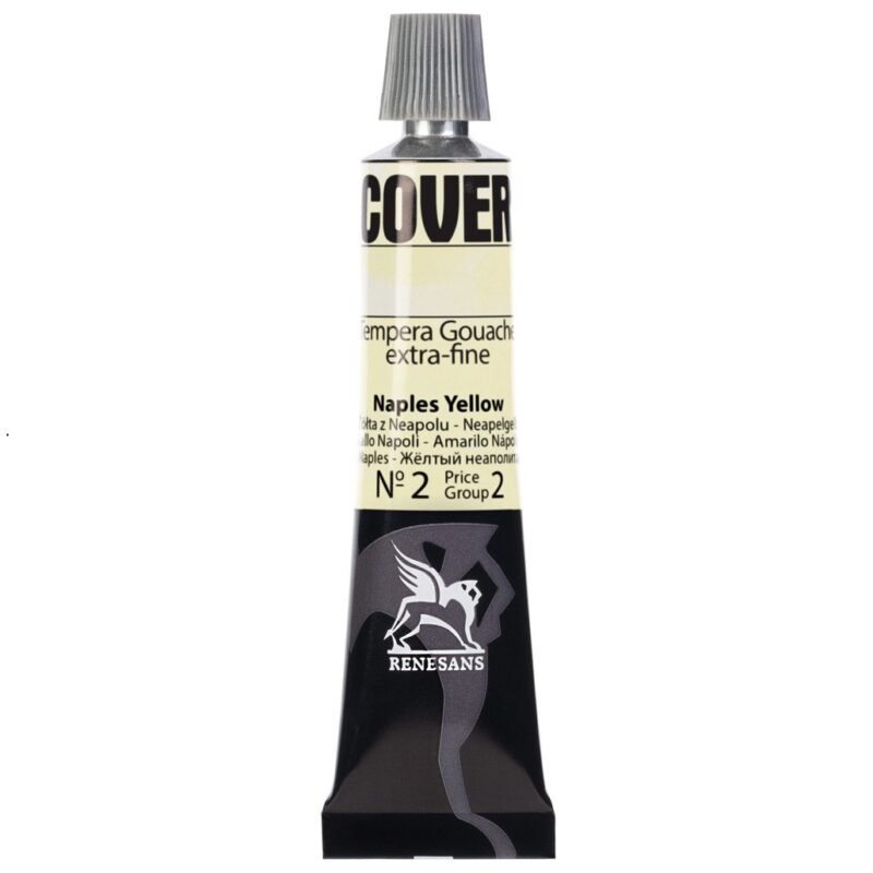 Guašas Tempera COVER - 2 Naples Yellow - 20ml