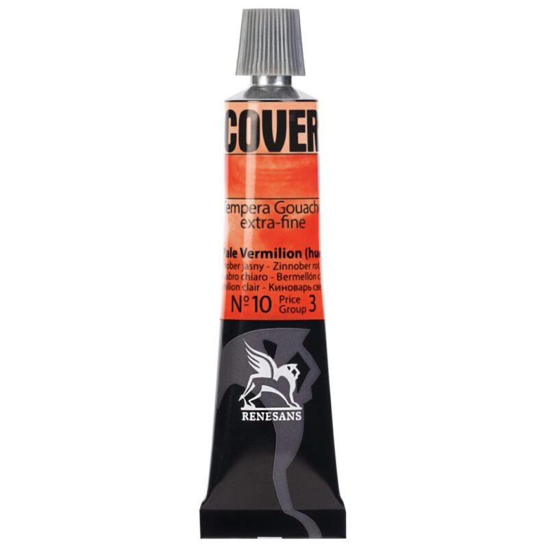 Guašas Tempera COVER - 10 Pale Vermilion Hue - 20ml