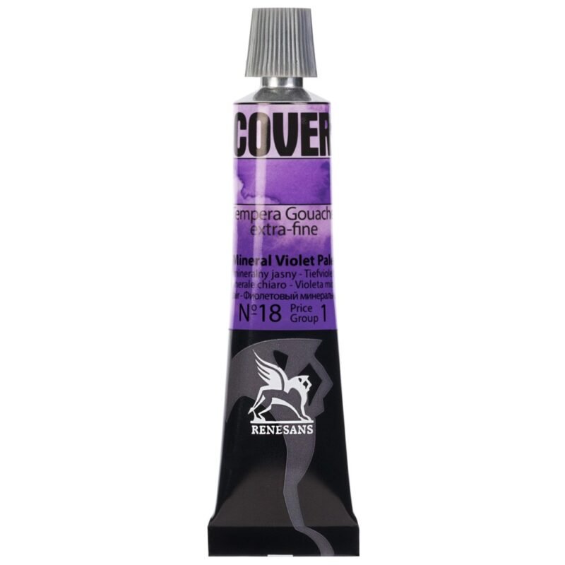 Guašas Tempera COVER - 18 Mineral Violet Pale - 20ml