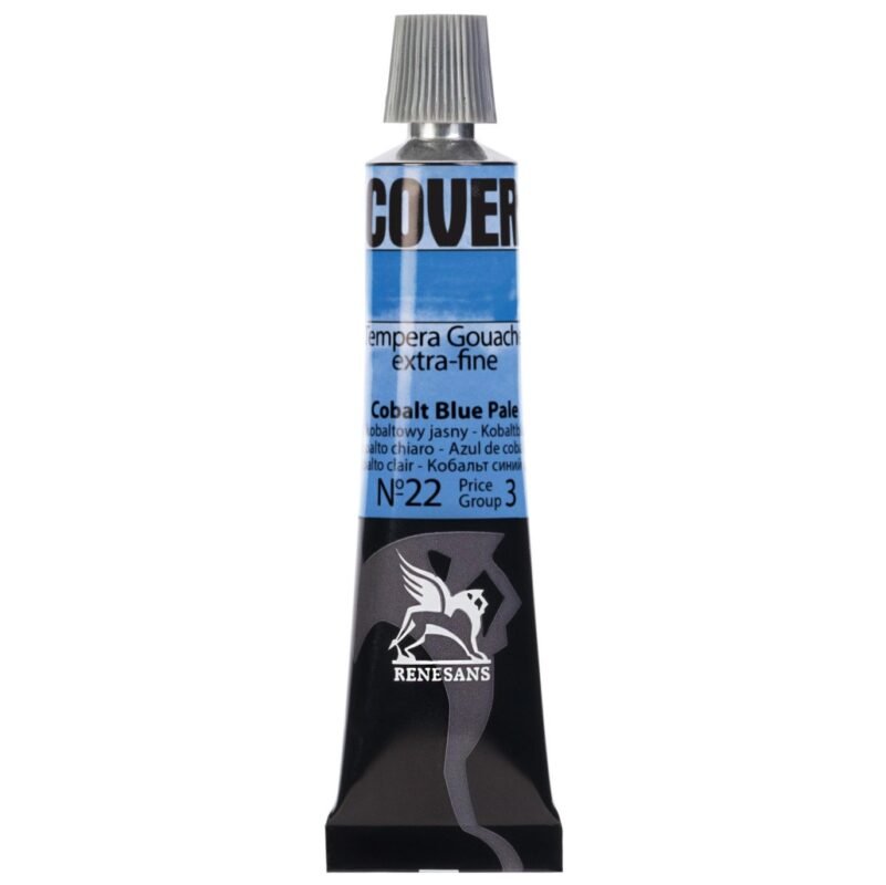 Guašas Tempera COVER - 22 Cobalt Blue Pale - 20ml