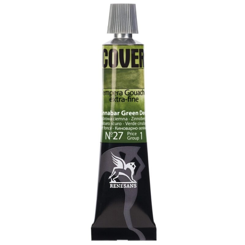 Guašas Tempera COVER - 27 Cinnabar Green Deep - 20ml