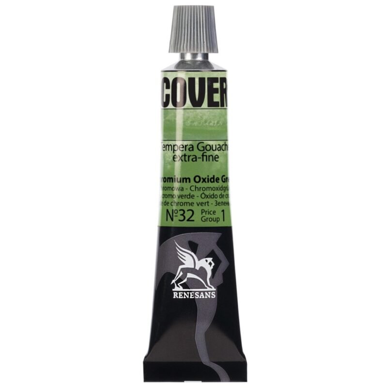 Guašas Tempera COVER - 32 Chromium Oxide Green - 20ml