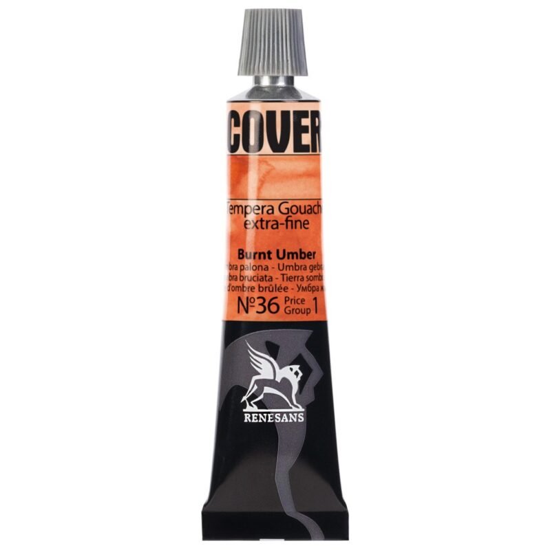 Guašas Tempera COVER - 36 Burnt Umber - 20ml